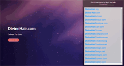 Desktop Screenshot of divinehair.com